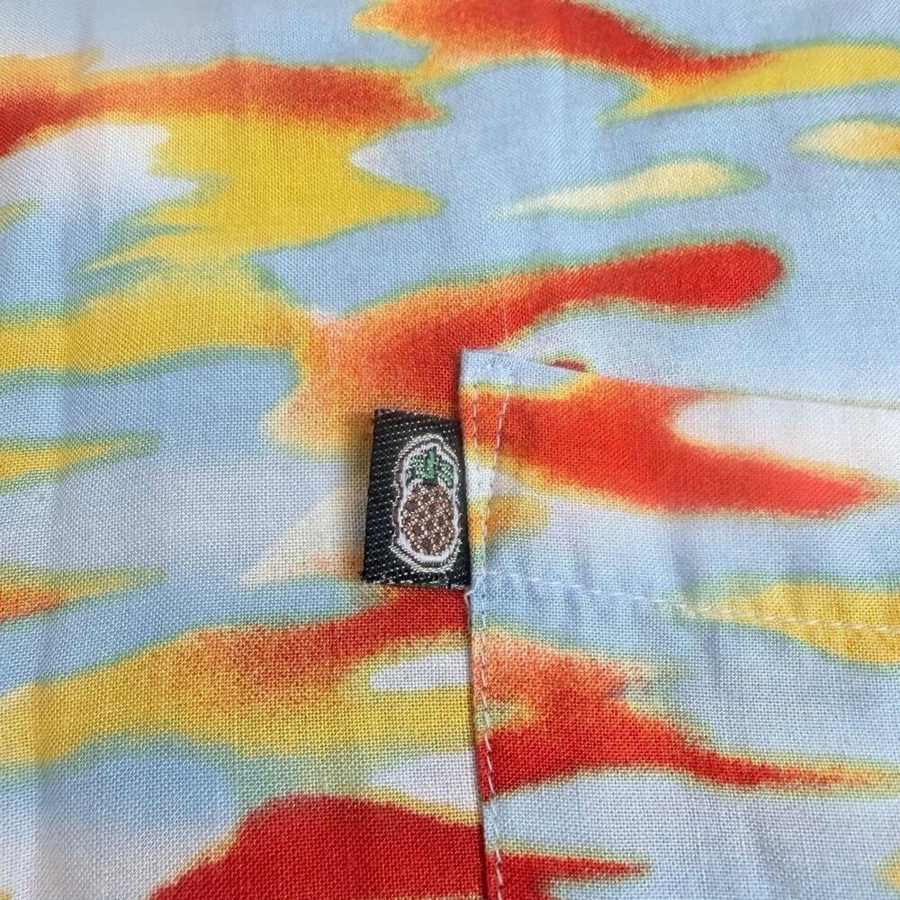 Vtg Pineapple Connection Shirt Mens Sz XL Retro Aloha Hawaiian Tropical Print - Picture 8 of 11